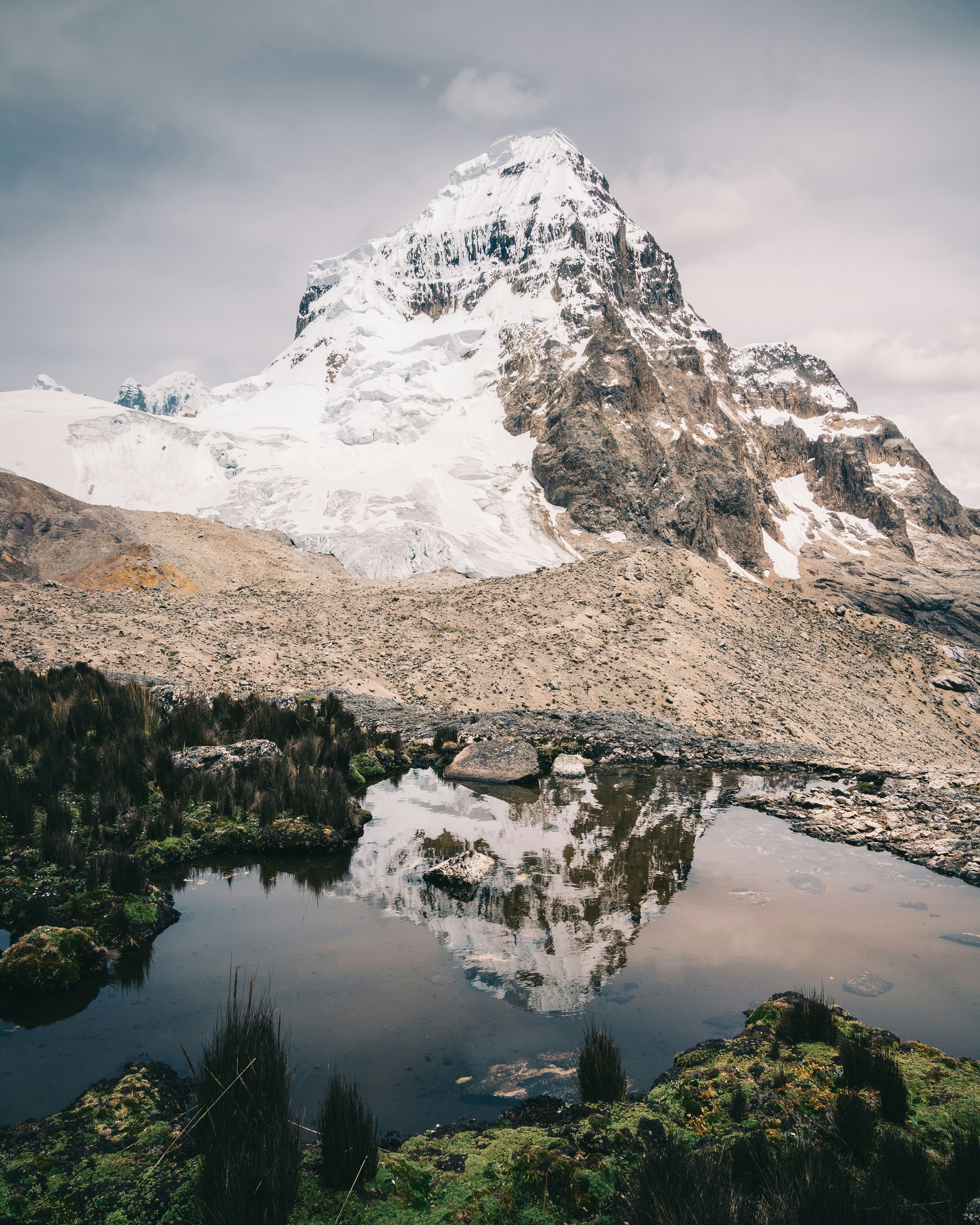 landscape photography of mountain